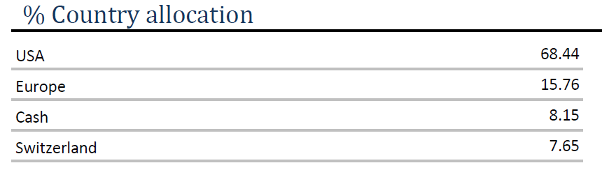 EQUITY – Country allocation – 07.2025