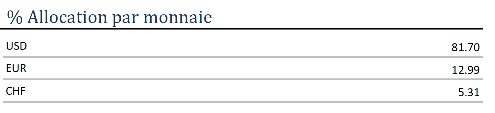 Equity 08.2026 - Allocation par monnaie Equity 08.2026 – Allocation par monnaie